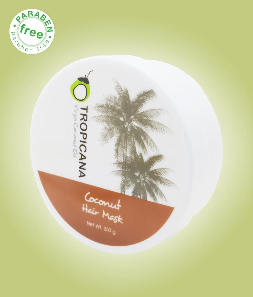 Тайская кокосовая маска для волос с аргановым маслом Tropicana COCONUT OIL 250 гр.